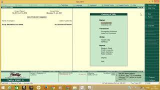 TDS ON RENT OF LAND AND BUILDING | TALLY ERP9 6.2 | TDS entry in tally erp9