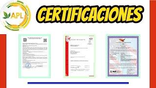 APLGO - CERTIFICACIONES DE CALIDAD