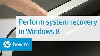 Performing an HP System Recovery on HP Desktops 2014 and Newer in Windows 8 | HP Computers | HP