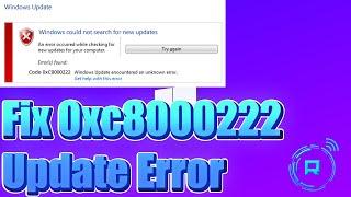 How to Fix Installer Encountered The 0xc8000222 error in Windows 11