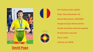 David Popa | 2007 (FCSB | Romania) footage vs Spain U16 & Czech Republic U16