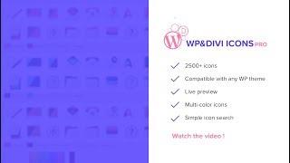 WP and Divi Icons  | The #1 Icon Plugin for WordPress!