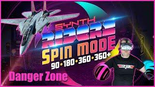 Synth Riders Spin Mode 360+ (Oculus Quest) - Top Gun Danger Zone