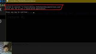 Failed to execute. Error 193: %1 is not a valid Win32 application. Dev c++ (2020) Updated | MH Abid