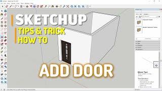 Sketchup How To Add Door