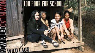 Wild Laos - Khmu Too Poor for School.. Never Been!