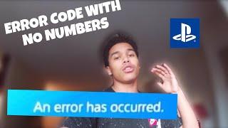 PS4 SIGN IN ERROR CODE EASY FIX *an error has occurred*