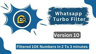 WhatsApp Super Filter | How To Filter WhatsApp Numbers | Whats Pro Turbo Filter Activation Guide