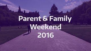 UW Parent & Family Weekend 2016