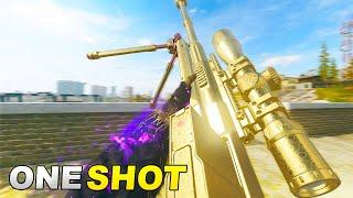 *BEST* ONE SHOT SNIPER is INSANE in WARZONE ( BEST SNIPER RIFLE LOADOUT )