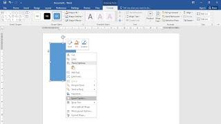 Cara Memasukkan Gambar Pada Shapes di Microsoft Word