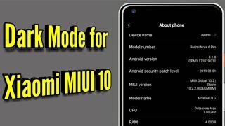 How to Enable Dark mode on Any Xiaomi Device MIUI