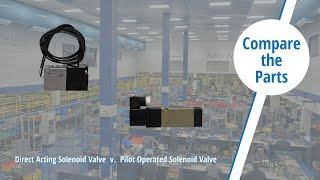 Compare the Parts: Direct Acting Solenoid Valve v. Pilot Operated Solenoid Valve