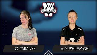 07:00 Olena Taranyk - Anastasiia Yushkevych 13.03.2025 WINCUP Women Professional. TABLE 1