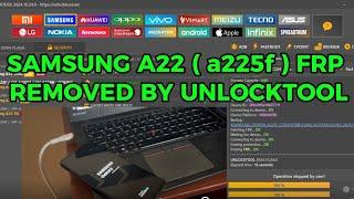 Samsung A22 ( a225f ) (a225f/ ds) FRP BYPASS with unlocktool. With odin mode, working 10/11/2024