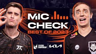 Best of 2023 | Kia Mic Check | 2023 LEC Season