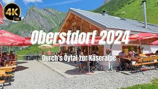 Oberstdorf 2024 - Durch's Oytal zur Käseralpe - 4K HD