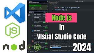 install Node.js in VS Code on Windows 10 / 11 #nodejs #npm #vscode