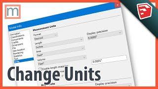 How to Change Units in SketchUp | Metric, Feet, Inches, Set Defaults, Precision, & Snapping