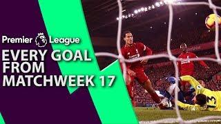 Every goal from Premier League Matchweek 17 | NBC Sports