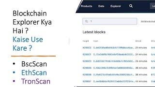 Bscscan kya hota hai. Etherscan hindi. Blockchain explorer kya hai.Urdu. Hindi.