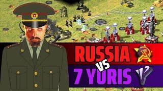 Red Alert 2 | Russia vs 7 Brutal Yuri's