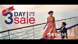 Princess Cruises 2024 3-Day Sale is here!! Book June 6-8, 2024 for the best deal on Princess