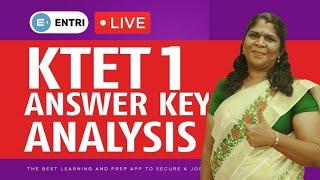 KTET-1 EXAM JUNE-2024 | QUESTION PAPER ANALYSIS LIVE | KTET ANSWER KEY 2024 JUNE | Entri App