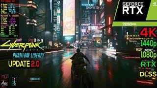 Cyberpunk 2077: Phantom Liberty on RTX 2060 SUPER 8GB + Ryzen 5 2600x