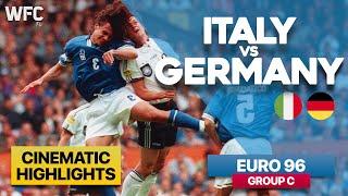 Italy 0-0 Germany | EURO 1996 Group C Match | Highlights & Best Moments