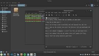 HOW TO INSTALL VISUAL STUDIO CODE VIA TERMINAL ON LINUX MINT!