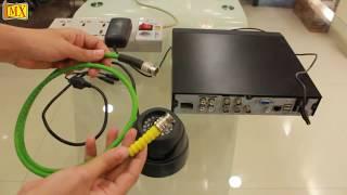 How to connect CCTV Camera's to the Monitor Using DVR