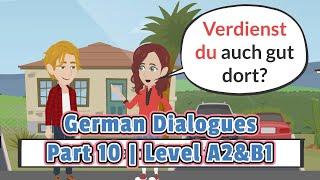 #10 Deutsche Dialoge | Niveau A2&B1 | Wortschatz und wichtige Sätze