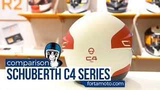 Comparing the Schuberth C4 Basic, Pro & Pro Carbon motorcycle helmets | FortaMoto.com