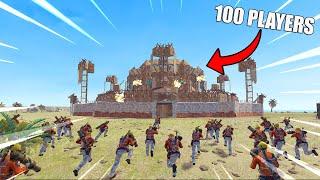 Can 100 Players Defend Against the BEST Clan in Rust?