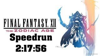 Final Fantasy XII: The Zodiac Age any% [WR] Speedrun in 2:17:56 [PS5]