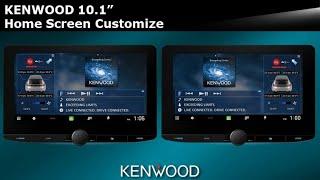 KENWOOD 10.1" DMX1037S (DMX1057XR, DNR1007XR) Home Screen Customization - Promo Video