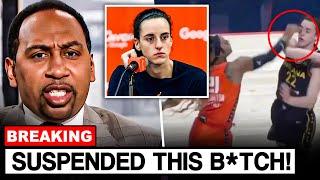 Stephen A. Smith SLAMS Dijonai Carrington Over Caitlin Clark's Eye Injury!