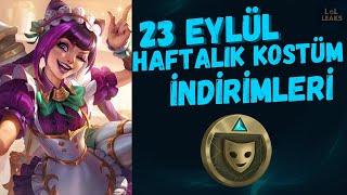 League Of Legends │ 23 Eylül Haftalık Kostüm İndirimleri