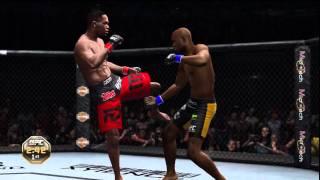 ufc 2012 PS3 Demo HD Anderson Silva submits Jon Jones