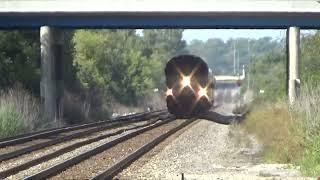 Amtrak 338 The Hiawatha Arriving At Milwaukee Airport Station Sept 14th 2024