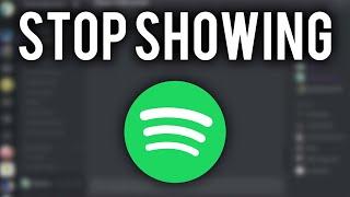 How To Stop Discord Showing What Spotify Song You're Listing To