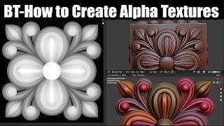 How to Create Alpha Textures - Blender Tutorial