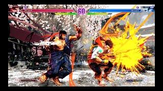 STREET FIGHTER 6 HAS CPU VS CPU  THIS CPU LVL 8 RYU IS BEAST BUT LUKE LVL8 IS BEST || AI VS AI