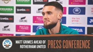 Matt Grimes ahead of Rotherham United | Press Conference