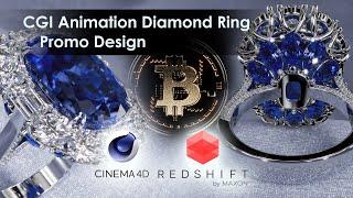 Cinema 4D + Redshift / Promo for Astteria jewellery / CGI Animation 4k