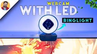 Best WEBCAM with IN-BUILD RING LIGHT for live streaming under 5000 in 2024 | Angetube Webcam Desktop