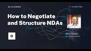 How To Structure And Negotiate NDAs | M&A Science