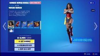 *NEW* Wonder Women Bundle - Fortnite Item Shop