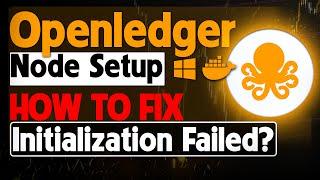 Openledger Windows Node Setup | How to fix Initialization Failed